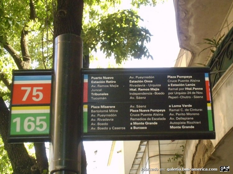 Parada líneas 75 y 165
¿Lo que vendrá?
