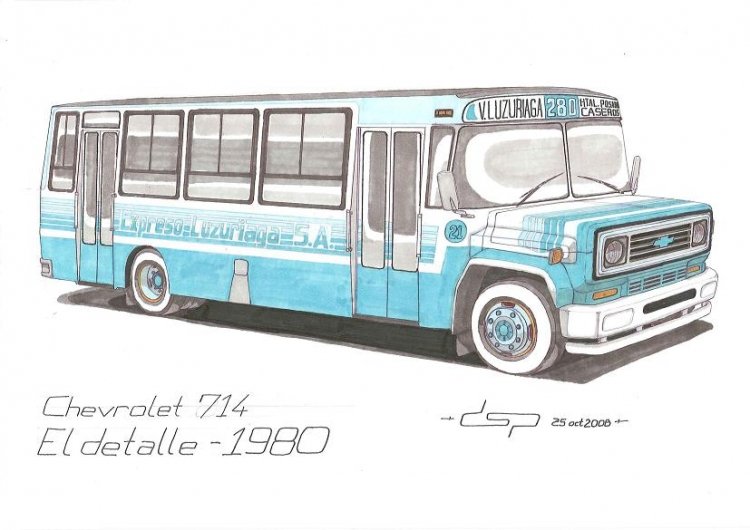 Chevrolet 714 - El Detalle - Expreso Luzuriaga [Vehículo ficticio]
Convencionales no convencionales! Otro chasis que siempre quise ver carrozado es éste, el modelo del camión siempre me gustó por lo moderno y estilizado, con un diseño de carrocería acorde.
Palabras clave: Chevrolet 714 el detalle diego spezia