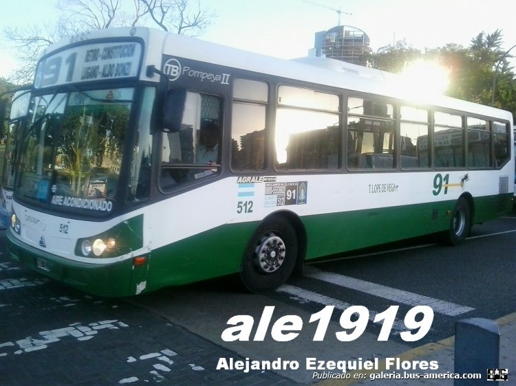 Agrale MT 15.0 LE - Todo Bus - Lope De Vega
Línea 91 - Interno 512
