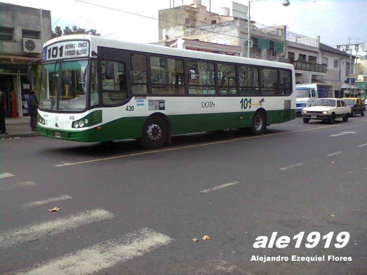 Agrale MT 15 - Todo Bus - D.O.T.A. 
Línea 101 - Interno 430
Hospital Piñero
Palabras clave: linea101 dota tbpompeyaiimt15 piñero