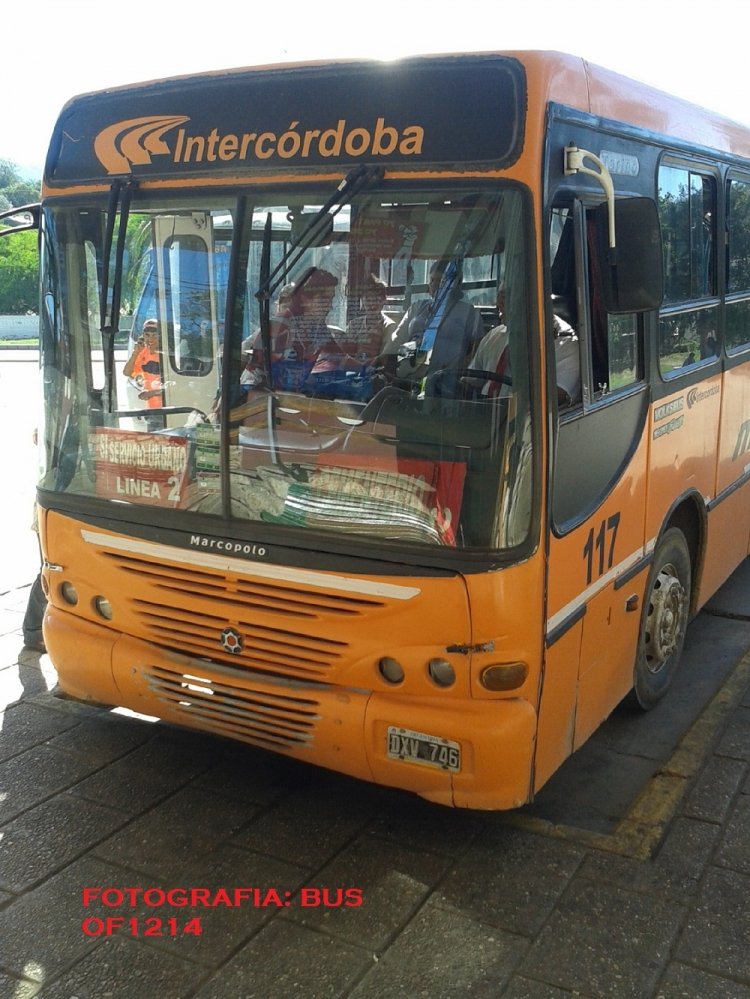 Volkswagen - Marcopolo - Intercordoba 
Intercordoba S.A., servicio urbano de Unquillo (Cordoba - Argentina) , Linea 2 - Coche 117
Palabras clave: Intercordoba Córdoba Unquillo Urbano Marcopolo Volkswagen Volksbus