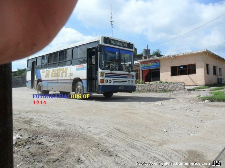 Mercedes-Benz OH 1318 - Busscar (en Argentina) - Coop. La Calera Ltda 
Línea Calera-El Bosque - Interno 78
Coop. La Calera LTDA - Coche: 78 (en el corralon de Calera tomando serv a El Bosque)
Subo las fotos aca porque no se que pasa que no me salen las carrocerias para subir al album que corresponde. Y tambien no estoy seguro si es OH 1320 , segun la CNRT SI
Palabras clave: Coop. La Calera LTDA Coche 78 Busscar Urbanuss OH 1315 Córdoba Argentina