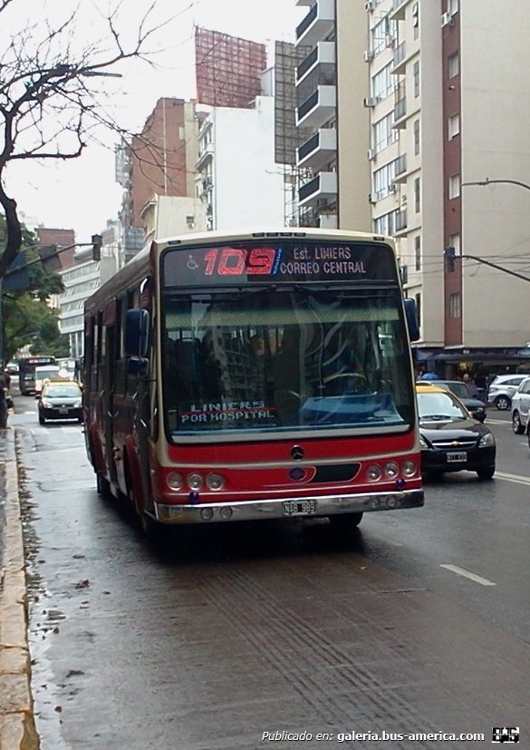 Mercedes-Benz OH 1618 L - Nuovobus - Nueve de Julio  
NAB 989
Línea 109 - Interno 64

Foto: Sebastián Gutiérrez

http://galeria.bus-america.com/displayimage.php?pid=36213
Palabras clave: Mercedes Benz Nuovobus 109