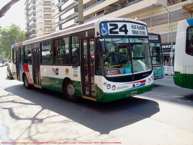 Agrale MT 15 - Todo Bus - E.T.A.P.S.A. 
Línea 24 - Interno 4946
Palabras clave: TODOBUS, AGRALE, ETAPSA