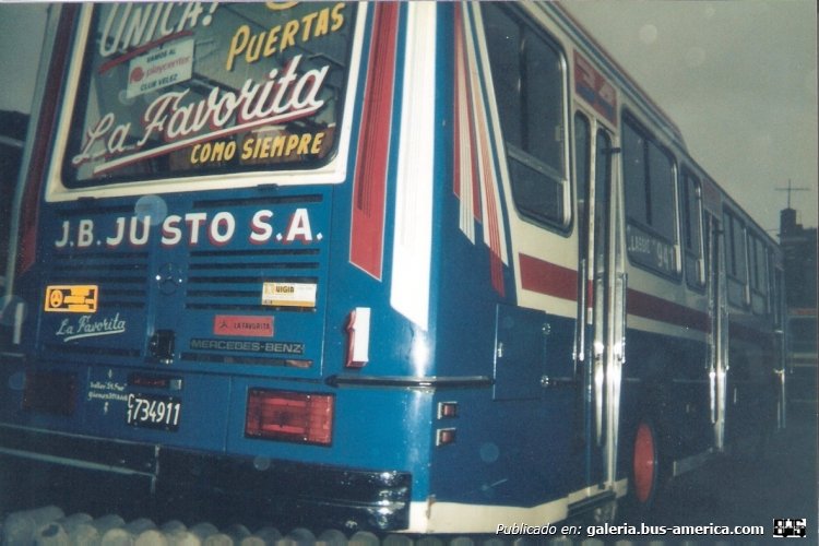 Mercedes-Benz OH 1316 - La Favorita - Juan B Justo
C 1734911
Línea 34 - Interno 1
