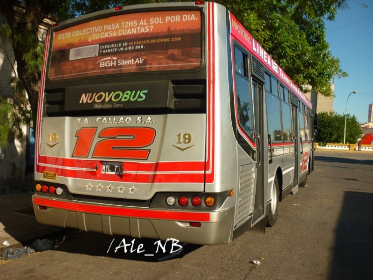 Mercedes-Benz OH 1718 L - Nuovobus - T.A. Callao
MYL 736
Línea 12 - Interno 19
Palabras clave: Nuovobus / Callao