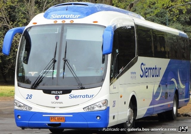 Scania - Irizar (para Uruguay) - Sierratur
Interno 28
