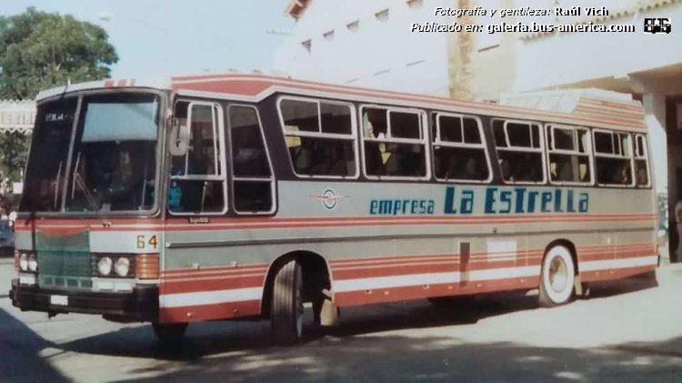 Volvo B 58 - San Antonio Imperial II - La Estrella
La Estrella (Prov. Chaco), interno 64

Fotografía y gentileza: Raúl Vich
