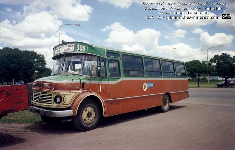 Mercedes-Benz LO 1114 - San Miguel - El Pullmita
Línea 305 (Prov.Buenos Aires), interno 1

Fotógrafo: desconocido al momento
Extraído de bolsa de fotografías del Coleclub
Scaneo: Gabriel Maluende
Colección: www.bus-america.com
