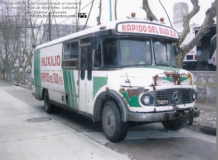 Mercedes-Benz LO 1114 - Supercar - El Rápido del Sud
B.1502519

El Rápido del Sud, auxilio

Fotógrafo: desconocido al momento
Extraído de bolsa de fotografías del Coleclub
Scaneo: Gabriel Maluende
Colección: www.bus-america.com
