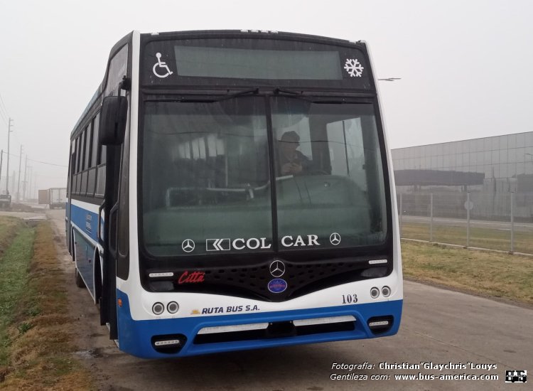 Mercedes-Benz OF 1621 - Nuovobus Cittá PH 0071 - Ruta Bus
[url=https://bus-america.com/galeria/displayimage.php?pid=66588]https://bus-america.com/galeria/displayimage.php?pid=66588[/url]
[url=https://bus-america.com/galeria/displayimage.php?pid=66590]https://bus-america.com/galeria/displayimage.php?pid=66590[/url]

Líneas 350 & 355 & 313 (Prov.Buenos Aires), interno 103

Fotografía y gentileza: Christian "Glaychris" Louys
