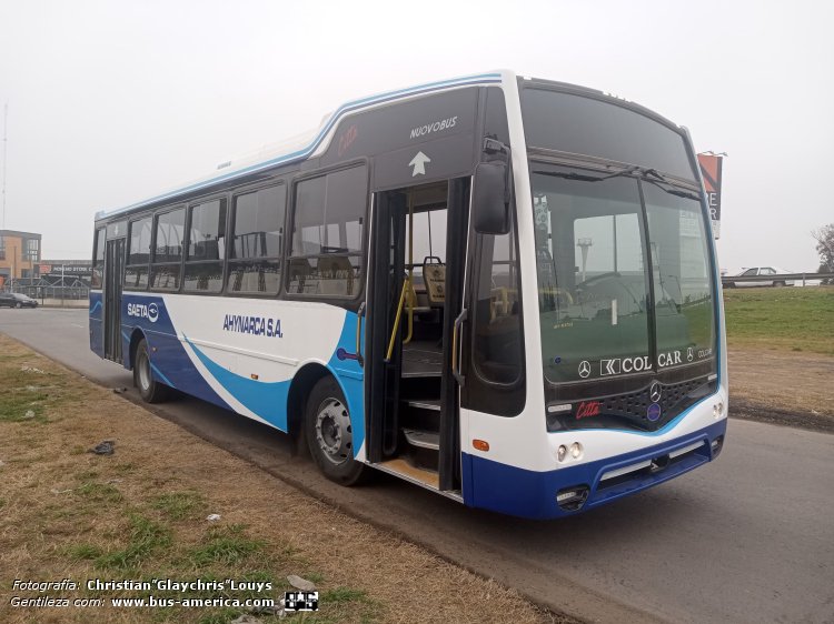 Mercedes-Benz OF 1621 - Nuovobus Cittá PH 0071 - SAETA , Ahynarca
[url=https://bus-america.com/galeria/displayimage.php?pid=66586]https://bus-america.com/galeria/displayimage.php?pid=66586[/url]

Corredor 8 (Salta)


Fotografía y gentileza: Christian "Glaychris" Louys
