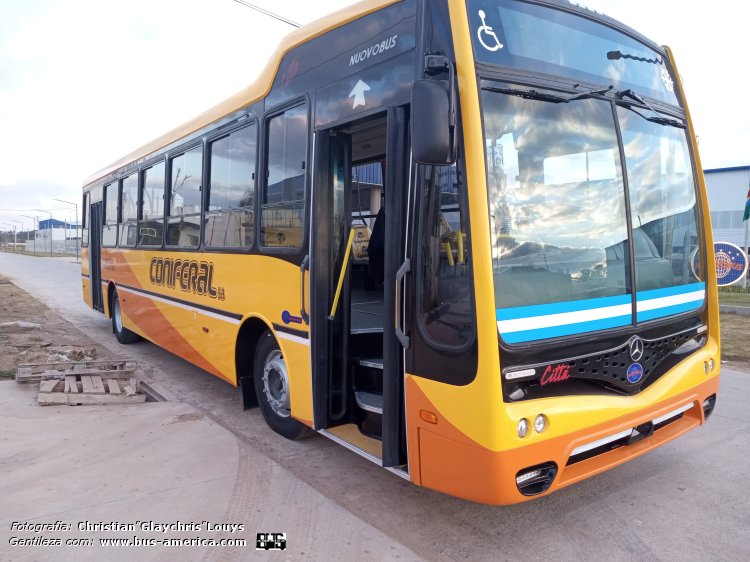 Mercedes-Benz OF 1721 - Nuovobus Cittá PH 0072 - Coniferal
Coniferal (Córdoba)

Fotografía y gentileza: Christian Glaychris Louys
