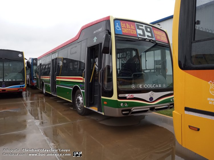 Mercedes-Benz OH 1721 L SB - Nuovobus Cittá PH 0069 - MOCBA
Línea 59 (Buenos Aires)

Fotografía y gentileza: Christian Glaychris Louys

