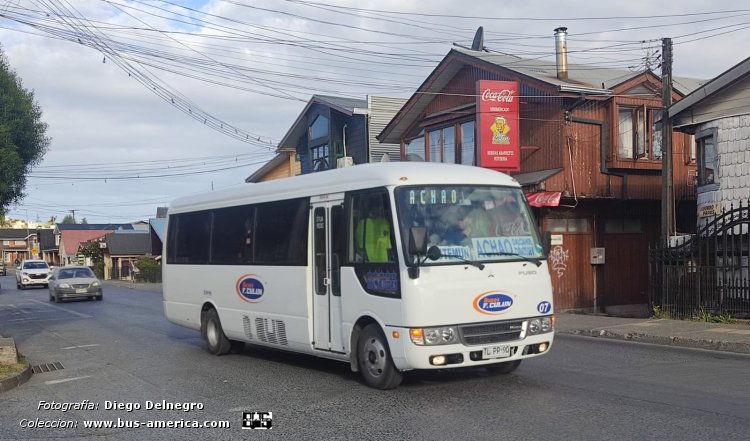 Mitsubishi Fuso Rosa (en Chile) - Buses Culun
TL PP 90

Buses F.Culun (Prov.Chiloe), unidad 07


Fotografía y gentileza: Diego Delnegro
