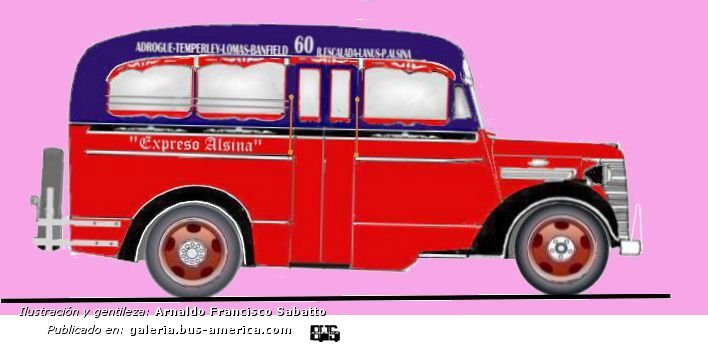 Chevrolet - Puletti - Exp. Alsina
Línea 60 (Prov. Buenos Aires), interno 24

Ilustración y gentileza: Arnaldo Sabatto
