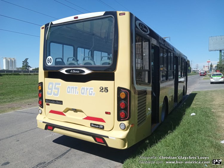 Mercedes-Benz OH 1621 L SB - La Favorita Favorito GR 95/2016 - Ant.Arg
AG 512 JM (sin patentar al momento de la imagen)
[url=https://bus-america.com/galeria/displayimage.php?pid=66244]https://bus-america.com/galeria/displayimage.php?pid=66244[/url]
[url=https://bus-america.com/galeria/displayimage.php?pid=66246]https://bus-america.com/galeria/displayimage.php?pid=66246[/url]
[url=https://bus-america.com/galeria/displayimage.php?pid=66247]https://bus-america.com/galeria/displayimage.php?pid=66247[/url]
[url=https://bus-america.com/galeria/displayimage.php?pid=68175]https://bus-america.com/galeria/displayimage.php?pid=68175[/url]

Línea 95 (Buenos Aires), interno 25

Fotografía y gentileza: Christian "Glaychris" Louys
