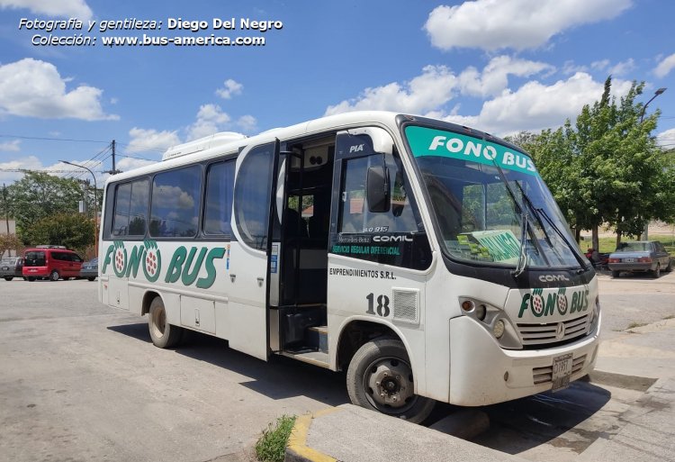 Mercedes-Benz LO 914 - Comil Pía (en Argentina) - Fono Bus
HOQ 485

Fono Bus (Tanti - Cabalango), interno 18

Fotografía y gentileza: Diego Del Negro
