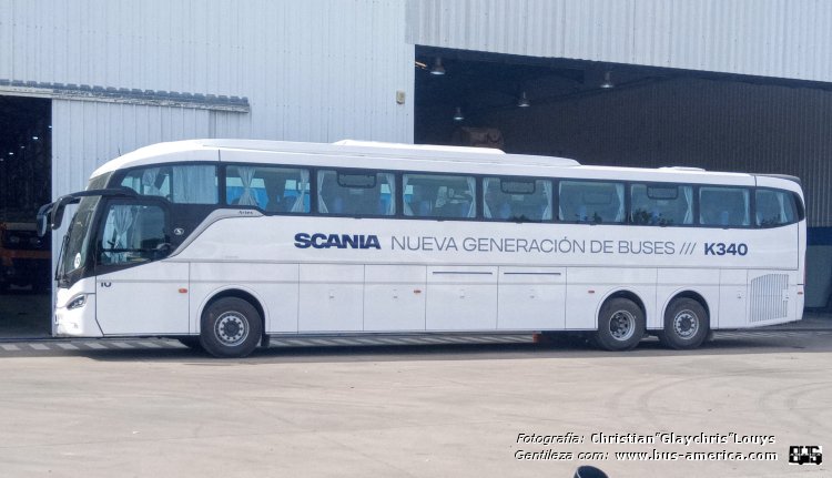 Scania K 340 - Saldivia Aries 1200/365
Fotografía y gentileza: Christian "Glaychris" Louys 
