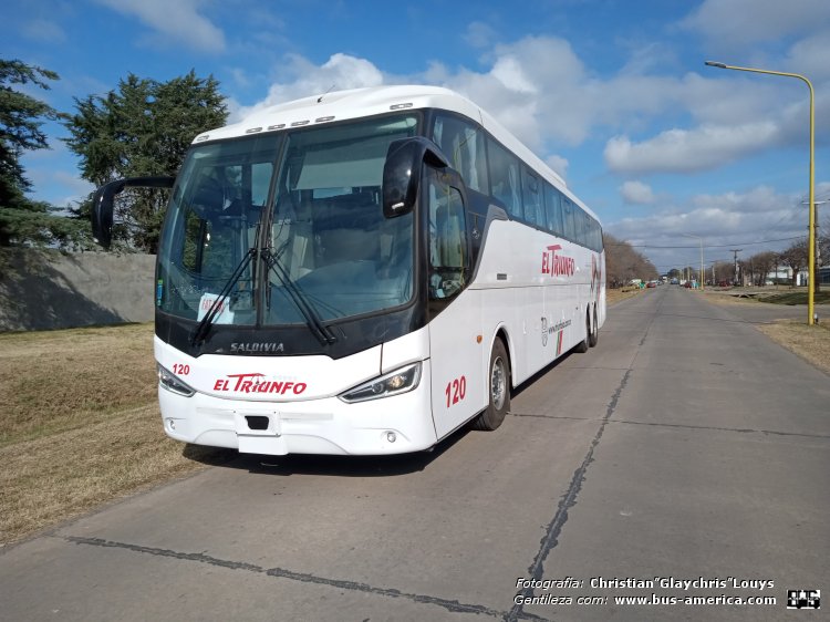 Mercedes-Benz O 500 RS - Saldivia A365/1200 - El Triunfo
FAT-2603 (patente provisoria)
[url=https://bus-america.com/galeria/displayimage.php?pid=66038]https://bus-america.com/galeria/displayimage.php?pid=66038[/url]

El Triunfo, interno 120

Fotografía y gentileza: Christian "Glaychris" Louys
