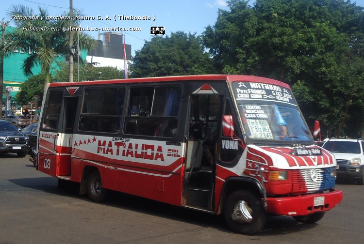 Mercedes-Benz LO 814 - Marri Colonnese (en Paraguay) - Matiauda
KAR 338

Matiauda (Ciudad del Este), unidad 03 [2024]
Ex Emp.Ttes-La Curuguateña, unidad 30 [2014-2017]

Fotografía y gentileza: "The Bondis" ( thebondis.blogspot.com - Mauro G.A.) 


Una flor de novedad que gentilmente nos aporta Mauro del sitio web The Bondis
