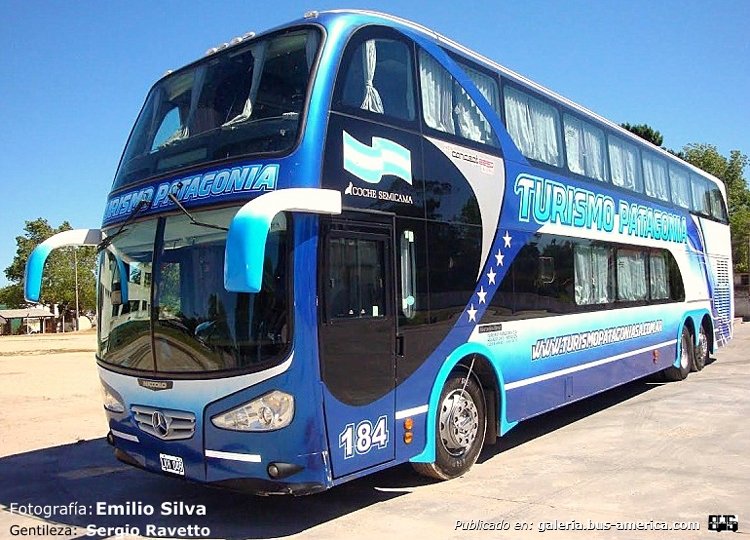 Mercedes-Benz O-500 RSD - Niccoló - Turismo Patagonia
Interno 184

Fotografía: Emilio Silva
Gentileza con Bus-América: Sergio Ravetto
