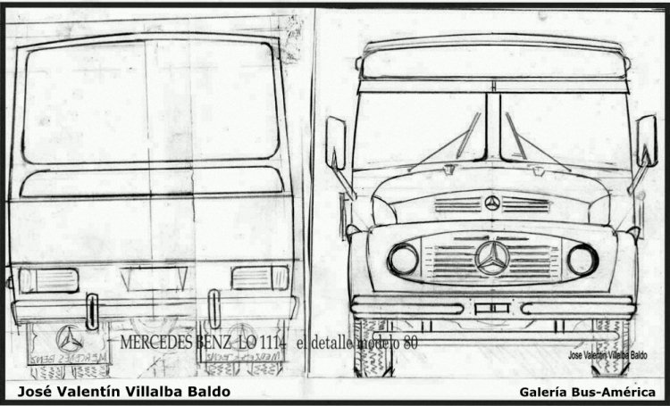 Mercedes-Benz LO 1114 - El Detalle
Dibujo realizado por JWB
Palabras clave: JWB / ED