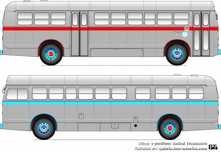 Leyland Olympic - MCW (en Argentina) - Transp. Saavedra
Líneas 30 & 31 (Buenos Aires)

Dibujo y gentileza: Anibal Trasmonte

Puede conocer la historia de esta línea en: [url=http://bus-america.com/revista/Notas/30&31.htm]Revista Bus América, líneas 30 y 31, sus histórias[/url]


Archivo posteado por segunda vez, originalmente posteado en 2018
