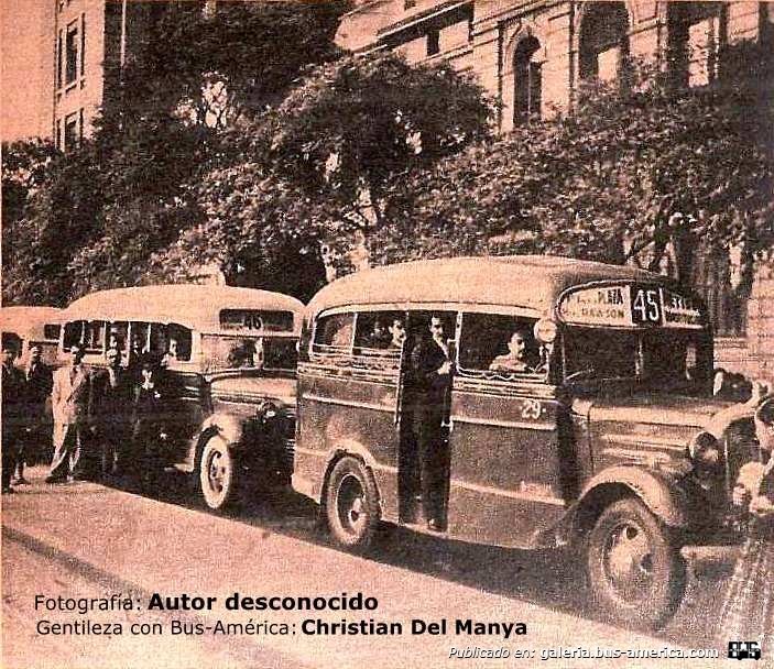 Chevrolet (G.M.C.) - La Maravilla - Línea 45
Línea 45 - Interno 29

Fotografía: Autor desconocido
Publicada en una nota "Charlas del pebete"
Extraída de Mercado Libre
Gentileza: Christian Del Manya
