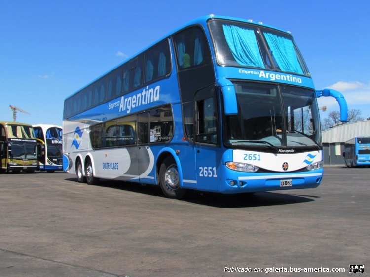 Mercedes-Benz O-400 RSD - Marcopolo Paradiso 1800DD G6 (en Argentina) - Emp. Argentina
FFA024

Argentina repintado corte nuevo
Coche cama abajo, suite arriba restaurado y repintado en Urquiza (Taller Zavaleta, Pque. Patricios), con corte nuevo de Emp. Argentina.

Palabras clave: Empresa Argentina
