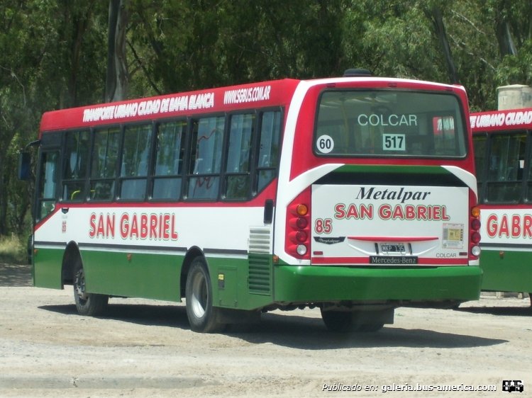 Mercedes-Benz OH 1518 - Metalpar Iguazú - SAN GABRIEL
MKP 135 
Línea 517 - Interno 85 
Bahía Blanca

Fotografía: Marcelo Fernández Baylé
Palabras clave: 517 San Gabriel Metalpar Bahía Blanca