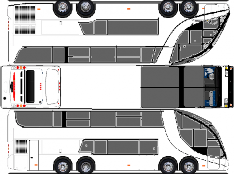 Río De La Plata Maxibus
Esta carroceria de Maxibus 2005 fue diseñada en base del Marcopolo Paradiso GV-1800 DD
