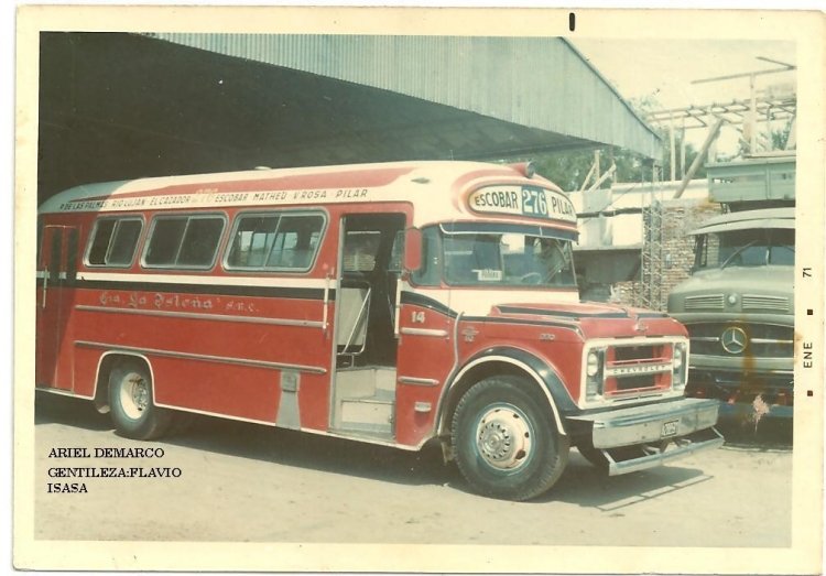 Chevrolet (G.M.A.) C/50 - El Indio - Cía La Isleña
Línea 276 - Interno 14

