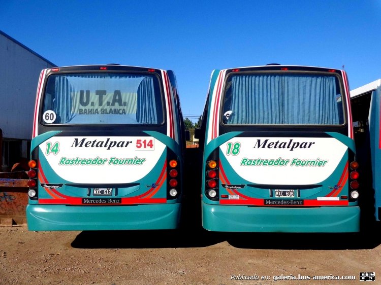 Mercedes-Benz OF 1418 - Metalpar - Rastreador Fournier
MXC 612
Línea 514 - Interno 14
(Datos de izquierda a derecha)

Imagen: Leo Molina (leobahia24)
