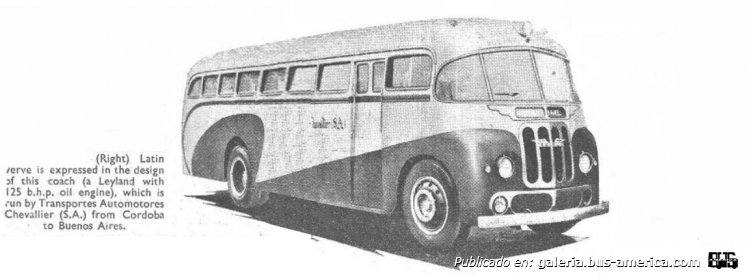 Leyland Tiger - Potosí - Chevallier
Imagen de revista: Commercial Motor
Palabras clave: Argentina