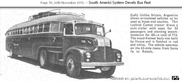 Leyland Comet - Varese - San Cristóbal
Imagen  de revista: Commercial Motor
Palabras clave: Argentina