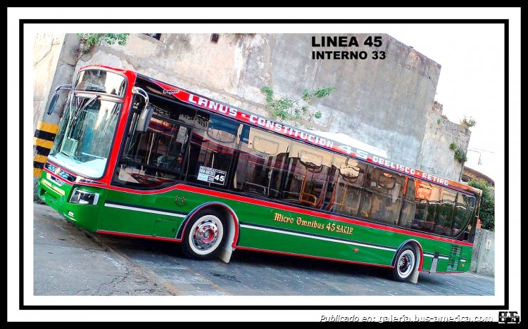 Mercedes-Benz OH 1721 L SB - Italbus Tropea - Micro Omnibus 45
( Luego AE 835 VH )

[url=https://bus-america.com/galeria/displayimage.php?pid=52026]https://bus-america.com/galeria/displayimage.php?pid=52026[/url]
[url=https://bus-america.com/galeria/displayimage.php?pid=52028]https://bus-america.com/galeria/displayimage.php?pid=52028[/url]
[url=https://bus-america.com/galeria/displayimage.php?pid=52029]https://bus-america.com/galeria/displayimage.php?pid=52029[/url]
[url=https://bus-america.com/galeria/displayimage.php?pid=59668]https://bus-america.com/galeria/displayimage.php?pid=59668[/url]

Línea 45 (Buenos Aires), interno 33

RETRO DE LA 45 INTERNO 33, Y VOLVIERON LOS COLORES
