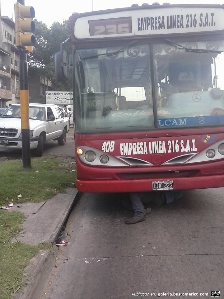 Mercedes-Benz OF 1417 - Bi-Met - Empresa Línea 216
IIA 222
Línea 236 - Interno 408 

Publicada en el facebook de la Línea 216
