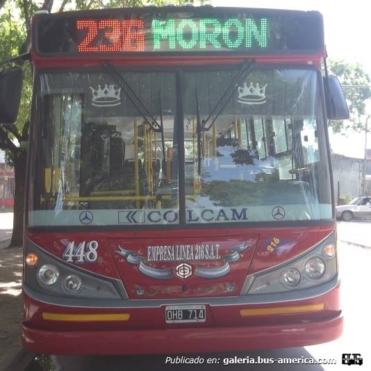 Mercedes-Benz - Bi-Met - Empresa Línea 216
OHB 714
Línea 236 - Interno 448

Publicada en el Facebook de la Línea 216
