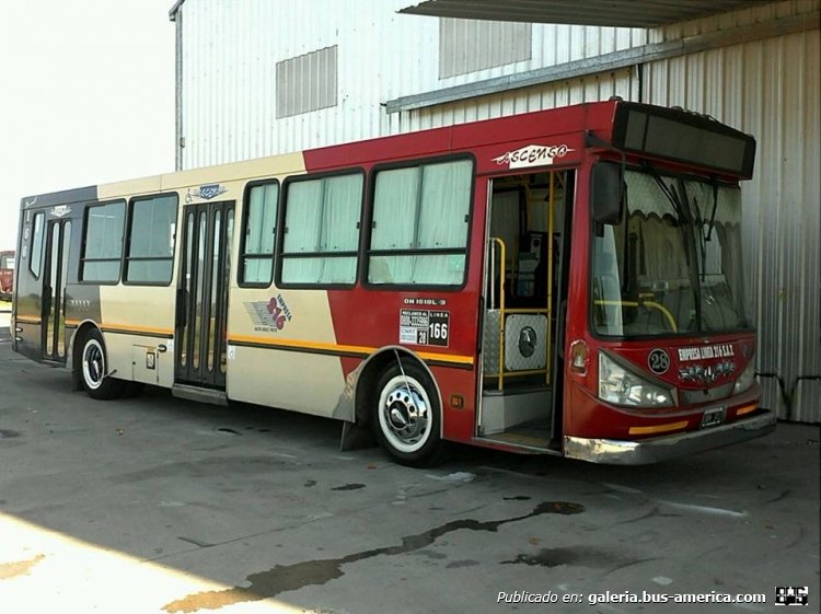Mercedes-Benz OH 1618 L - Bi-Met - Empresa Línea 216
Línea 166 - Interno 28

Publicada en el facebook de la Línea 216
