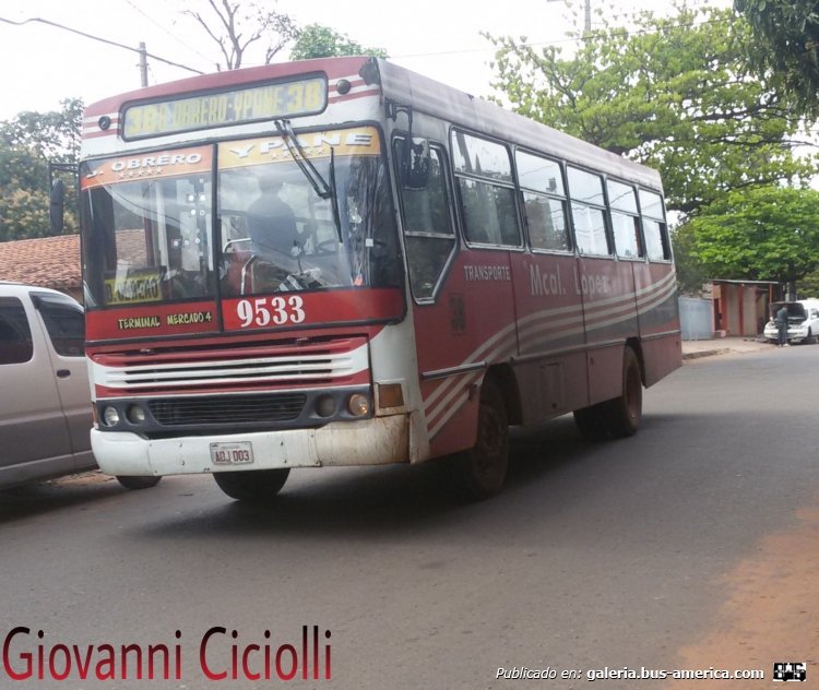 Mercedes-Benz OF 1318 - Rojas Silva - Mcal. López , Linea 38 , Interno 33
ADJ-003
http://galeria.bus-america.com/displayimage.php?pid=37380

Este bus cumple este año 20 años de edad por lo que el año que viene se va a dar de baja por lo que es bueno aprovechar y sacarle todas las fotos posibles
