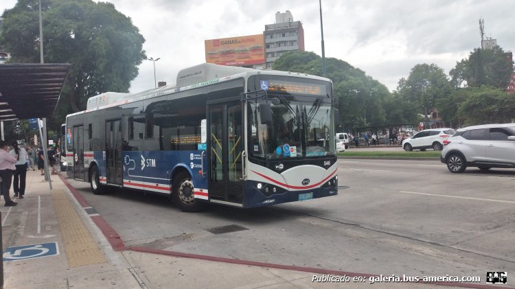 Byd K9II (en Uruguay) - CUTCSA
STC 2546

Línea CE1 (Montevideo), unidad 546
