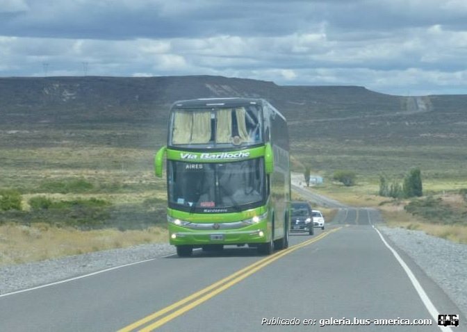 Marcopolo (en Argentina) -  Vía Bariloche
Con destino a Buenos Aires.

Fotografía: José Aparicio
Palabras clave: Marcopolo