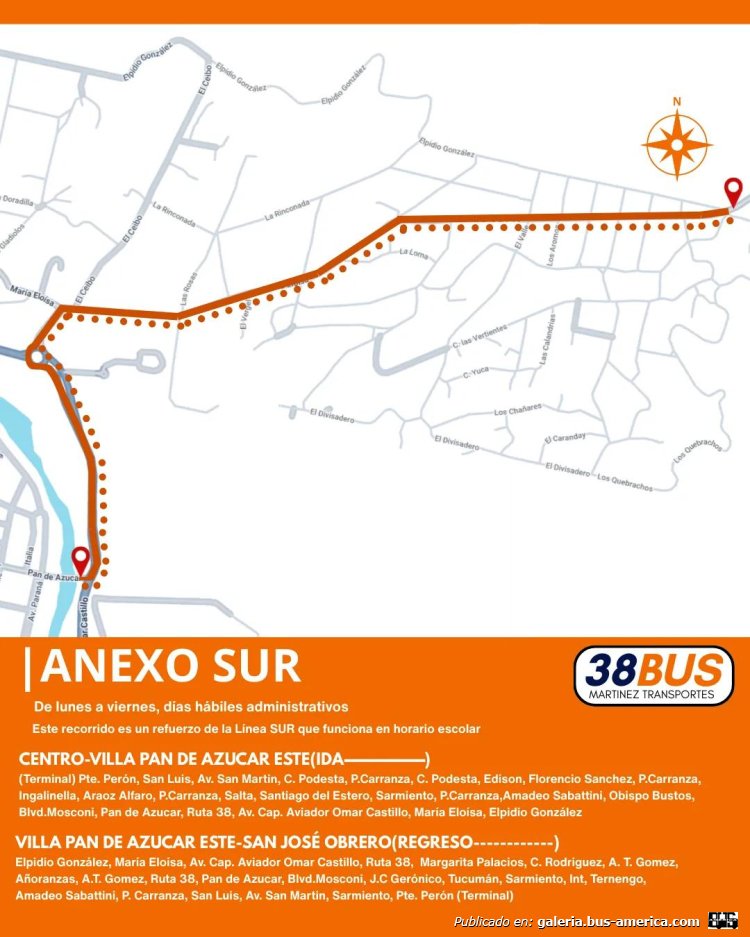 38 Bus , Martínez
Línea 1 "Norte anexo" (Cosquín)


Genilteza: 38 Bus (Martínez Transportes)
