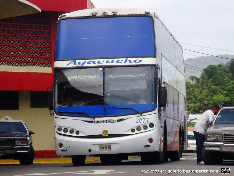 BussCar Panorámico DD (en Venezuela) - Expreso Ayacucho , Carúpano
6049A1G

Un expreso Ayacucho BussCar ubicado en Carúpano estado Sucre.

Fotógrafo: ¿?
Extraído de: Autobuses de Venezuela, en facebook.com
Palabras clave: Expreso Ayacucho BussCar Carúpano