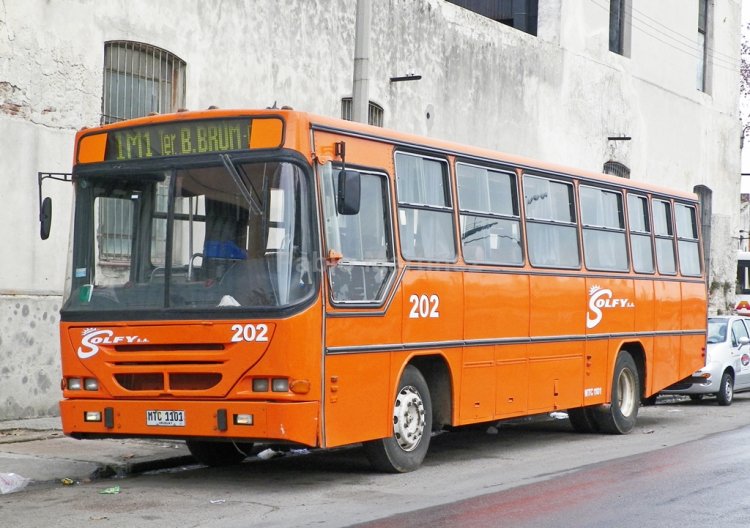 Mercedes-Benz OF - THAMCO SCORPION (en Uruguay) - SOLFYSA
MTC 1101

Coches adquiridos por SOLFYsa entre 1994 y 1995 para renovar las unidades MB "El Detalle" y otras que tenía en servicio. Ya en el período de integración con COMEsa pero sin tipografía de ésta última.
Foto: Pablo Martínez
Palabras clave: THAMCO SCORPION SOLFYSA COMESA MONTEVIDEO URUGUAY