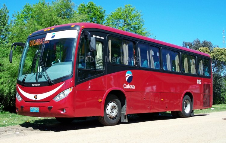 Mercedes-Benz OH 1420 - MARCOPOLO IDEALE 770 (en Uruguay) - CUTCSA
STC-2845

Línea D1 (Montevideo), interno 892

Sirviendo la línea diferencial D-1 de la empresa Cutcsa en la punta de línea CARRASCO. Recién salido al servicio, con su diseño original de pintura, que luego pasaría a estar totalmente tapado por publicidad "envolvente". Patente STC - 2845

Foto: Pablo Martínez
Palabras clave: MARCOPOLO IDEALE 770 CUTCSA URUGUAY MONTEVIDEO