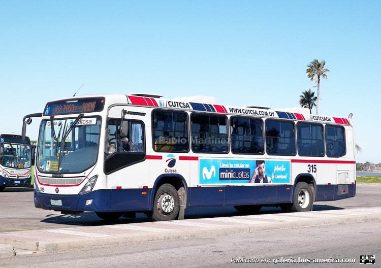 Mercedes-Benz OH 1622 L - MARCOPOLO TORINO 2014 (en Uruguay) - CUTCSA
STC 2315

Espera en terminal POCITOS,primeros coches en eliminar cortinas y colocar láminas contra rayos UV en los cristales por medidas contra el COVID19.
Foto: Pablo Martínez
Palabras clave: MARCOPOLO TORINO 2014 MERCEDES BENZ CUTCSA URUGUAY