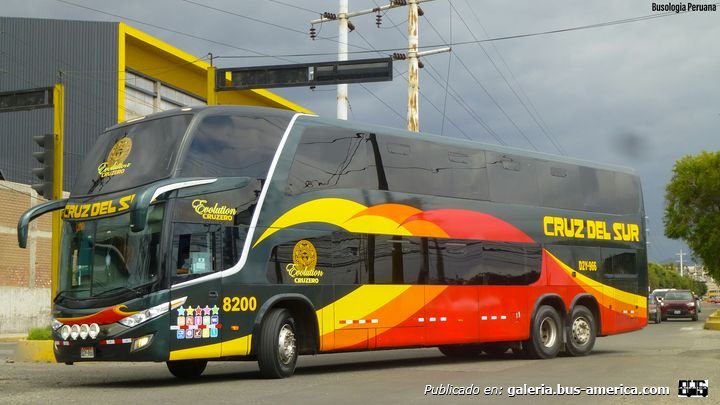 Marcopolo G7 Paradiso 1800 DD (en Perú) - Cruz del Sur
Fotógrafo: desconocido
Palabras clave: cruz del sur