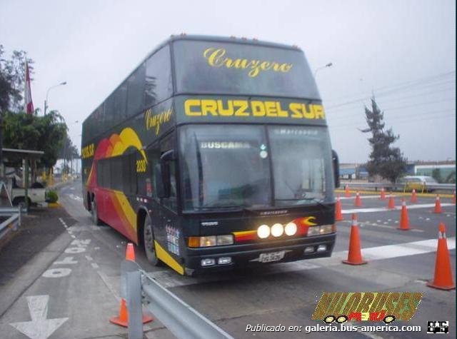 Marcopolo GV Paradiso 1800 DD (en Perú) - Cruz del Sur
Fotógrafo: desconocido
Palabras clave: cruz del sur